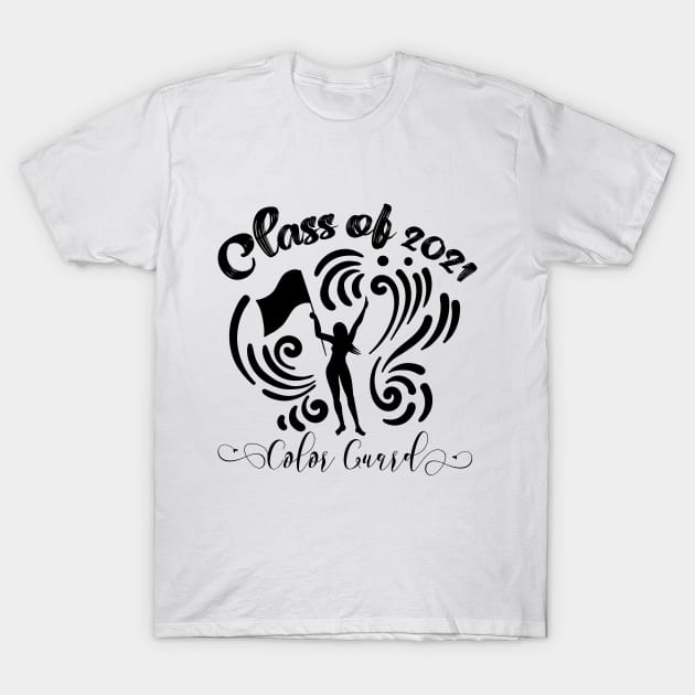 Class of 2021 Color Guard T-Shirt by unique_design76